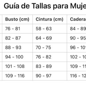 Guia de tallas